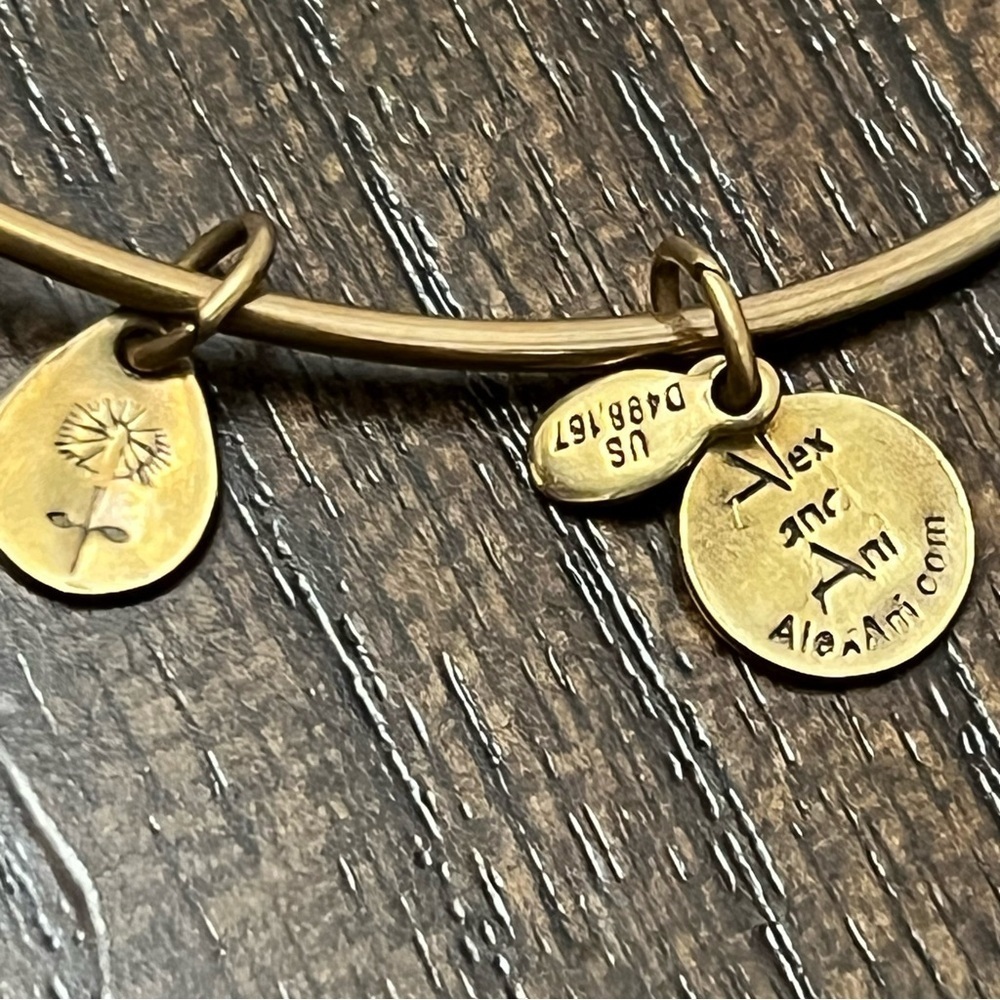Alex & Ani Gold Tone Lobster Bangle Bracelet - Picture 4 of 4
